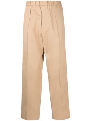 Jil Sander pantalon à coupe droite - Marron