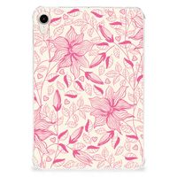 Apple iPad mini 6 (2021) Siliconen Hoesje Pink Flowers