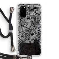Vexx Black City : Samsung Galaxy S20 Transparant Hoesje met koord