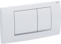 Geberit Twinline 30 bedieningspaneel chroom/mat-chroom/chroom voor Geberit UP130