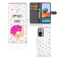 Xiaomi Redmi Note 10 Pro Book Cover Donut Roze - thumbnail