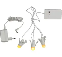 Luville General Light bulb chain 3 pieces with adapter