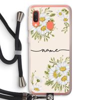 Daisies: Samsung Galaxy A20e Transparant Hoesje met koord