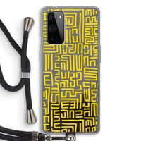 Majorelle Blue Print: OnePlus 9 Pro Transparant Hoesje met koord