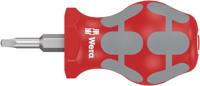 Wera 368 Stubby schroevendraaier voor binnenvierkant-schroeven, # 2 x 25 mm - 05008864001