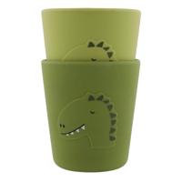 Trixie siliconen drinkbeker - mr. dino