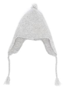 Bonpoint tassel-detail cashmere beanie - Gris