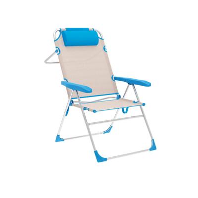 Vouwbare Stoel Marbueno Blauw Beige 67 x 99 x 66 cm