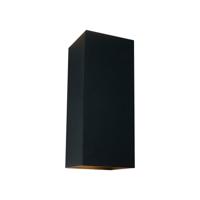Artdelight Wandlamp Dante XL 2 lichts 24 x 10 cm zwart