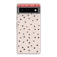 Kleine kattenkopjes: Google Pixel 6 Transparant Hoesje