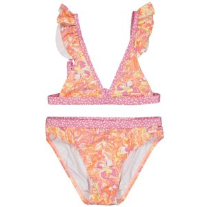 Quapi Meisjes bikini - Bibine - AOP bloemen wit
