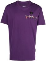 Philipp Plein t-shirt SS Chrome en coton - Violet - thumbnail