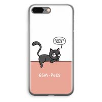 GSM poes: iPhone 8 Plus Transparant Hoesje