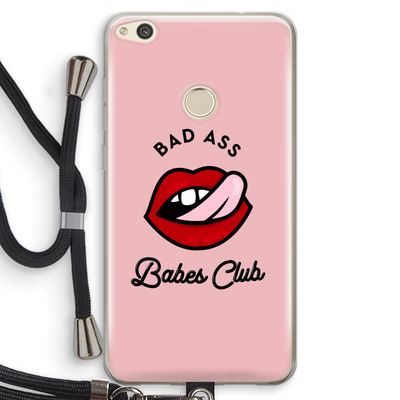 Badass Babes Club: Huawei Ascend P8 Lite (2017) Transparant Hoesje met koord