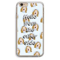 Hello: iPhone 6 Plus / 6S Plus Transparant Hoesje