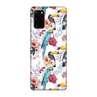 Bloemen tukan: Volledig geprint Samsung Galaxy S20 Plus Hoesje