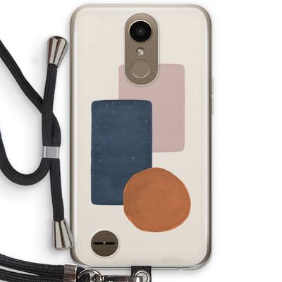Geo #3: LG K10 (2017) Transparant Hoesje met koord