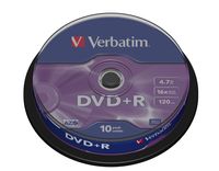 Verbatim DVD+R Matt Silver 4,7 GB 10 stuk(s) - thumbnail
