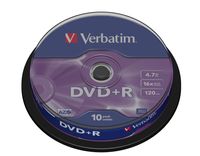 Verbatim DVD+R Matt Silver 4,7 GB 10 stuk(s)