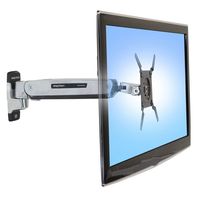 Ergotron Interactive Arm LD Monitor-wandbeugel 1-voudig 38,1 cm (15) - 106,7 cm (42) Zwart, Zilver Kantelbaar en zwenkbaar, Roteerbaar - thumbnail