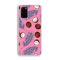 Kokosnoot roze: Samsung Galaxy S20 Plus Transparant Hoesje