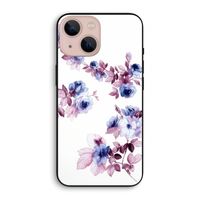 Waterverf bloemen: iPhone 13 mini Biologisch afbreekbaar hoesje