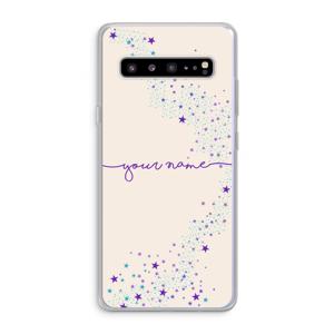 Sterren: Samsung Galaxy S10 5G Transparant Hoesje