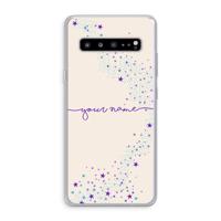 Sterren: Samsung Galaxy S10 5G Transparant Hoesje - thumbnail