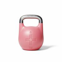 TRYM Competitie Kettlebell 8 kg - Roze - Staal - thumbnail