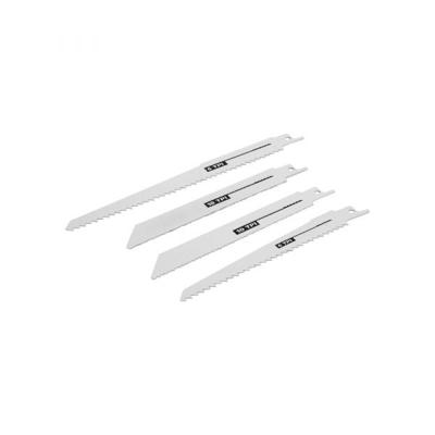 Reciprozagenset hout / metaal 4 dlg.