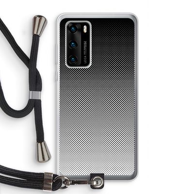 Musketon Halftone: Huawei P40 Transparant Hoesje met koord