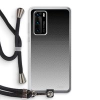 Musketon Halftone: Huawei P40 Transparant Hoesje met koord