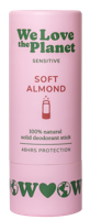 We Love The Planet Soft Almond Deodorant Stick - thumbnail