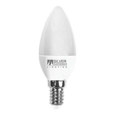 Ledlamp Kaars Silver Electronics 970714 E14 7W Kies uw optie 5000K