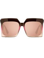 ETRO lunettes de soleil à monture oversize - Marron