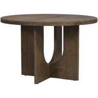 Eettafel Moos - mangohout - Ø120 cm - Leen Bakker