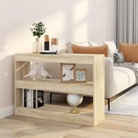 Boekenkast / kamerscherm 100x30x72 cm sonoma eikenkleurig
