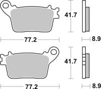 BREMBO Remblokken, voor de moto, Road Organisch 07HO5907