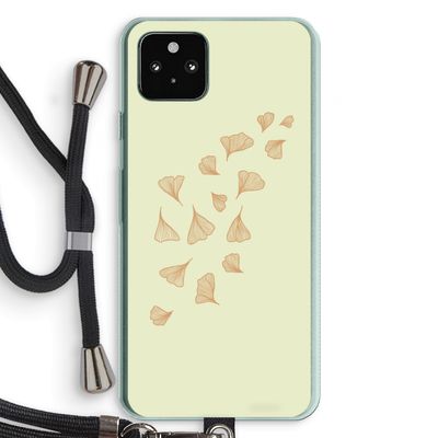 Falling Leaves: Pixel 5a 5G Transparant Hoesje met koord