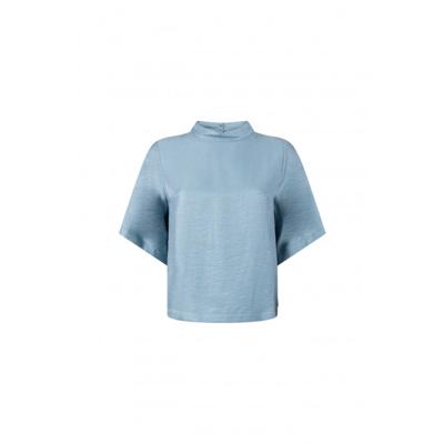 Jansen Amsterdam - Blauw | Dames | Top | Blauw | 42 | regular | Kamst mode