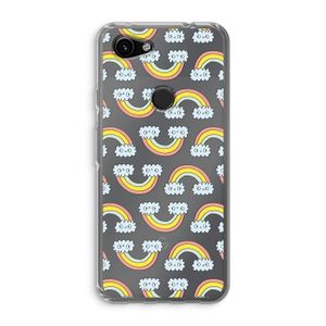 Regenboog: Google Pixel 3a Transparant Hoesje