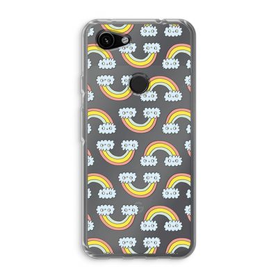 Regenboog: Google Pixel 3a Transparant Hoesje