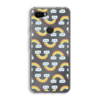 Regenboog: Google Pixel 3a Transparant Hoesje