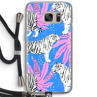 Tijger: Samsung Galaxy S7 Transparant Hoesje met koord