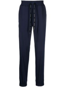 Roberto Cavalli pantalon de jogging à motif monogrammé - Bleu