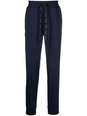 Roberto Cavalli pantalon de jogging à motif monogrammé - Bleu
