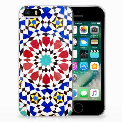 Apple iPhone SE | 5S | TPU | Siliconen hoesje | Mozaïek