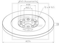 Pe Automotive Remschijven 016.282-00A - thumbnail