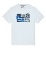 Weekend Offender - Molazza Graphic T-Shirt - Lichtblauw