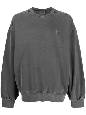 Carhartt WIP sweat Vulcan à patch logo - Gris